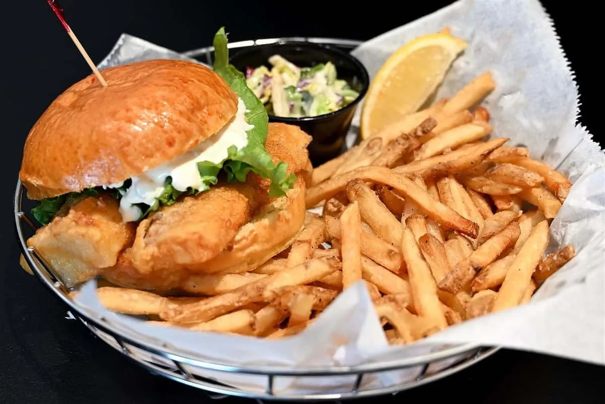 Fried fish at Egg Station